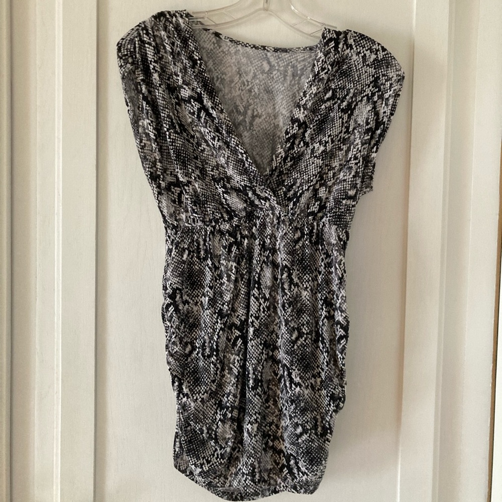 Motherhood Maternity snake print top